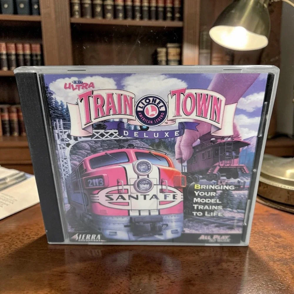 Traintown Lionel Trains 3D Ultra PC Railroad Simulation Game Sierra CIB